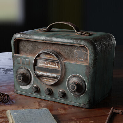 3D prop | Radio