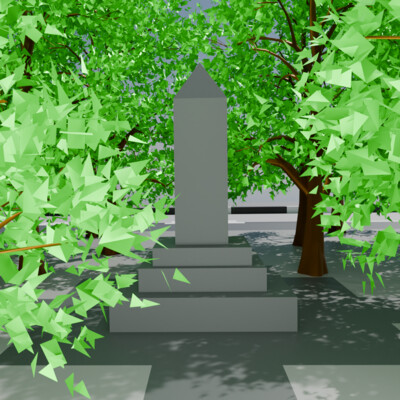 Monument in the park