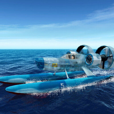 Glisser Dornier Do-230i (low poly)