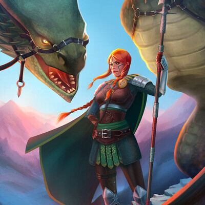 Milonova Anastasia / course "Digital Illustration: character"