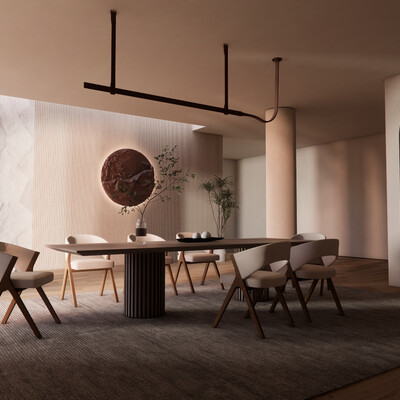 3D visualization of the living room