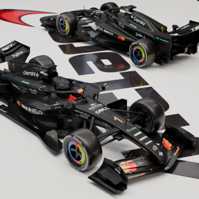 McLaren F1 car MCL40 2026 RIGGING Race Car