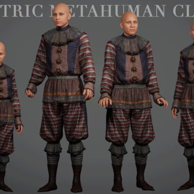 Creepy Clown Outfit for Metahuman
