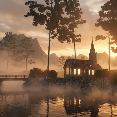 Visualization “House in the Fog”