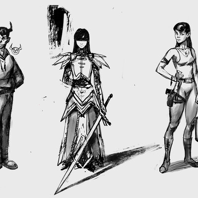 A bunch of sketches