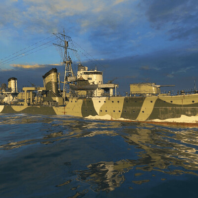 The Yūgumo-class destroyers
