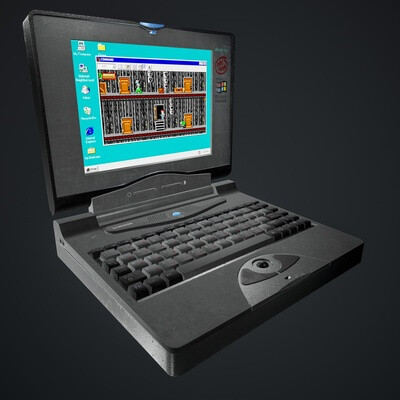 3d model Laptop Samsung SENS 700
