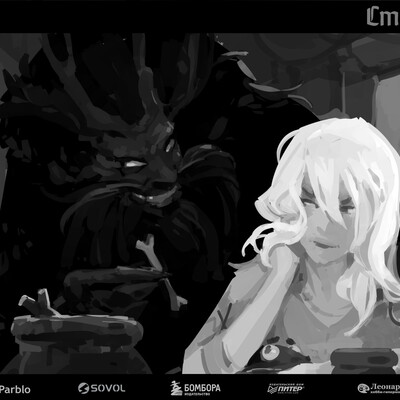 The beginning of the story about Baba Yaga’s youth.