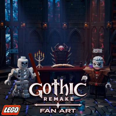 LEGO Xardas (Gothic) | Fan Art