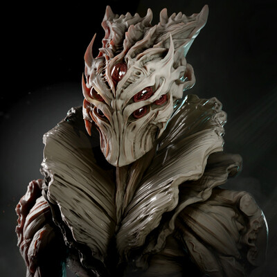 Alien (7eyes sketch by David Giraud)