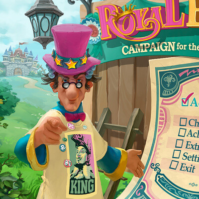 Logo & UI Design | Royal Envoy (PC Casual Strategy)