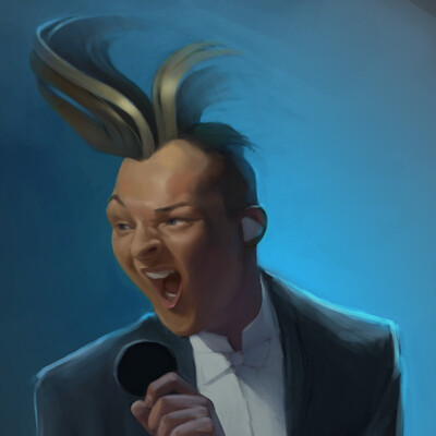 John Newman Stylized Character