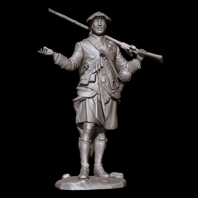An 18th-century Scottish warrior