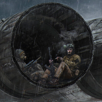 The rain
