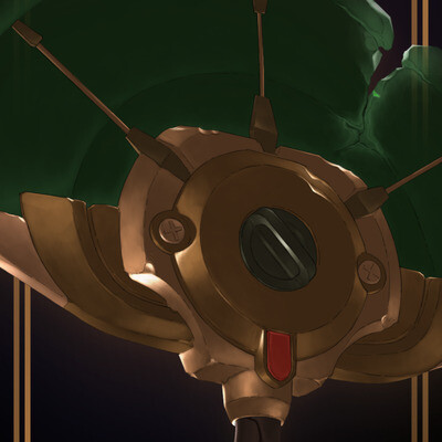 «Aureolian Crescent» Axe — Weapon Concept