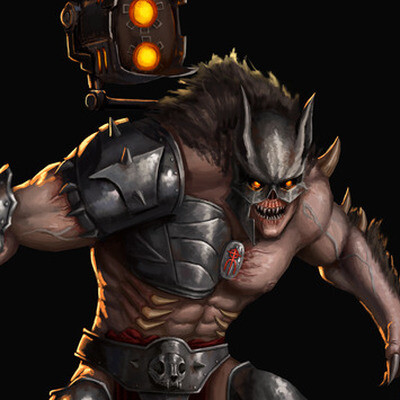 The Hound Warden - DOOM: The Dark Ages (Fan Concept)