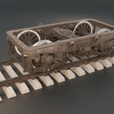VL80 electric locomotive bogie