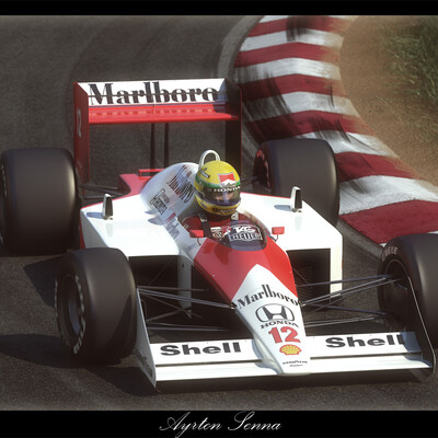 Ayrton Senna,McLaren MP 4-4