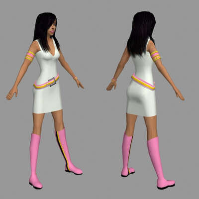 Low-Poly Girl