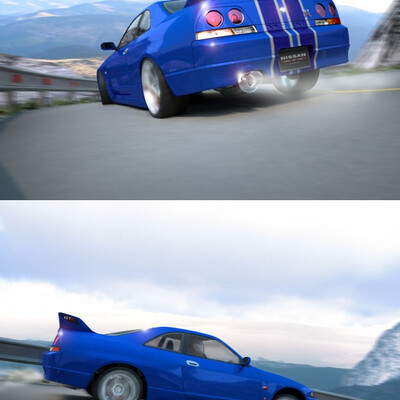Nissan Skyline GT-R ENR33, Render Contest