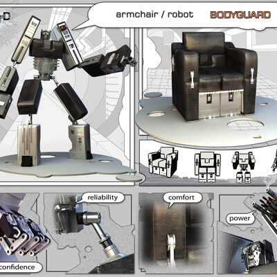 Kreslo / Robot – TELOHRANITEL.