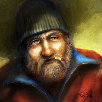 portret starika