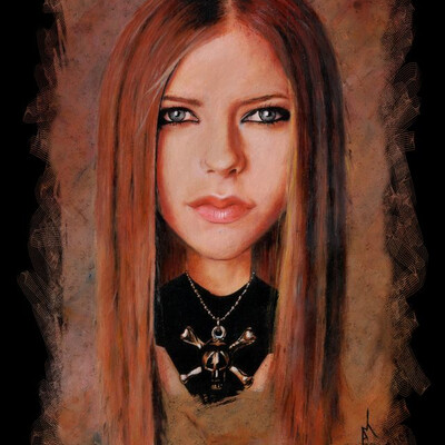 Avril s cherepom