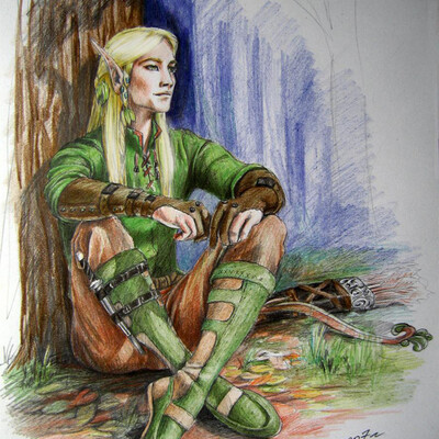 Elf na opushke