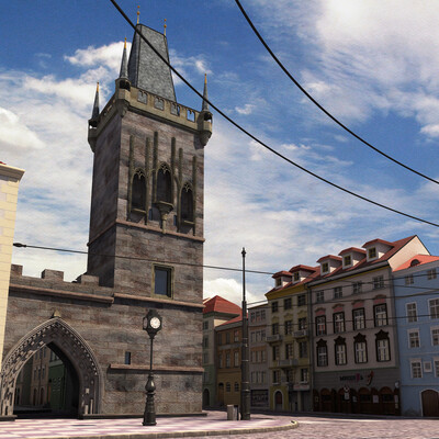 Pereulok v Prage