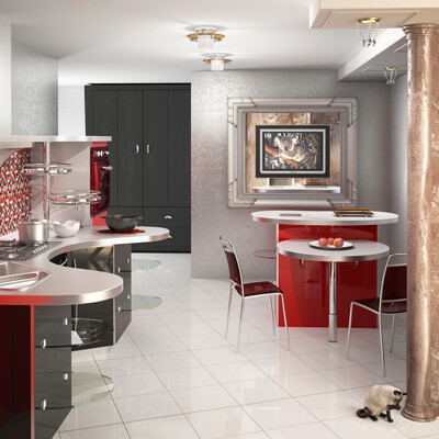 hi-tech kitchen